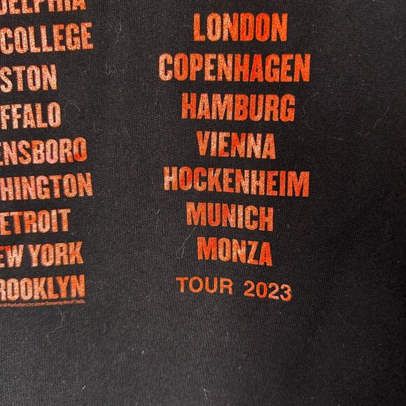 Bruce Springsteen Hoodie Unisex 2XL Black Plus Big Tall Sweatshirt Rocker NWOT - Picture 3 of 7